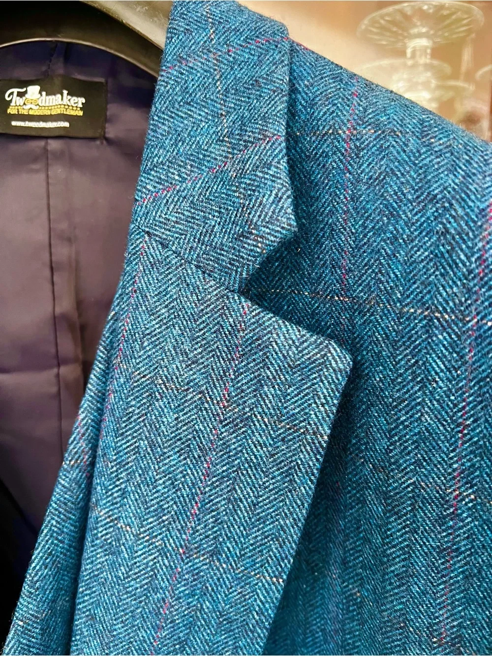 Herringbone Wool Suit with West